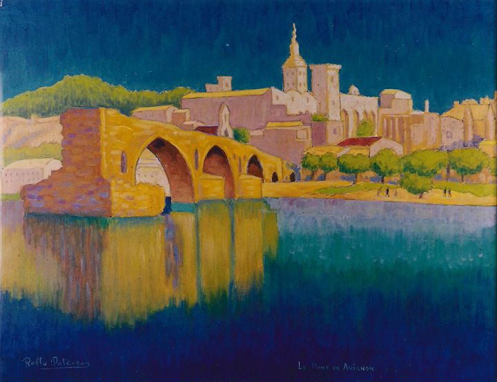 Le Pont de Avignon. Francia. Óleo sobre cartón. Año 1927